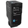 LEXMARK CS725 CYAN HIGH YIELD RETURN PROGRAM TON