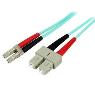 STARTECH 5M 10 GB AQUA FIBER PATCH CABLE LC/SC