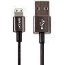STARTECH 1m Metal Lightning to USB Cable - Black