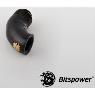 BITSPOWER G1/4 TRIPLEROTARY 90D IG1/4 EXTENDER BLK