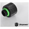 BITSPOWER G1/8 TO IG1/4 ADAPTER BLACK