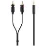 BELKIN Portable Y Audio Cable 2m - Gold Conn