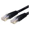 STARTECH 10 FT BLACK MOLDED CAT6 UTP PATCH CABLE