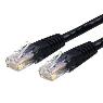 STARTECH 15 FT BLACK MOLDED CAT6 UTP PATCH CABLE