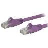 STARTECH 10m Purple Snagless Cat6 Patch Cable