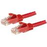 STARTECH 0.5m Red Snagless Cat6 Patch Cable