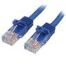 STARTECH 0.5m Blue Snagless Cat5e Patch Cable