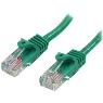 STARTECH 0.5m Green Snagless Cat5e Patch Cable