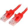 STARTECH 5m Red Snagless Cat5e Patch Cable